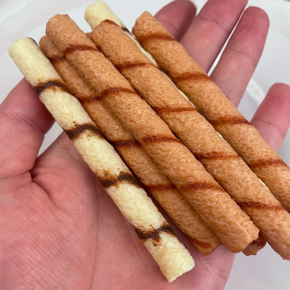 3 Stuks Handgemaakte Nep Wafer - Chocolate Snack recensie en prijs