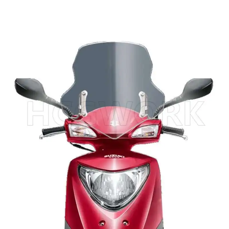 

Motorcycle Accessories Windshield Hd Transparent Heighten Adjustable for Suzuki Um125