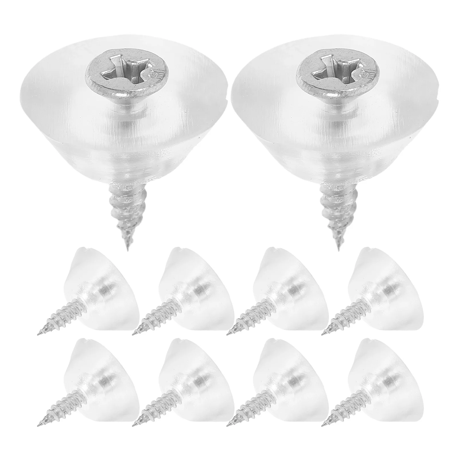 

100Pcs PVC Chair Leg Furniture Pads Non-Slip Floor Protectors for Tables Chairs Desks Heavy Duty Foot Pads Noise Reduction