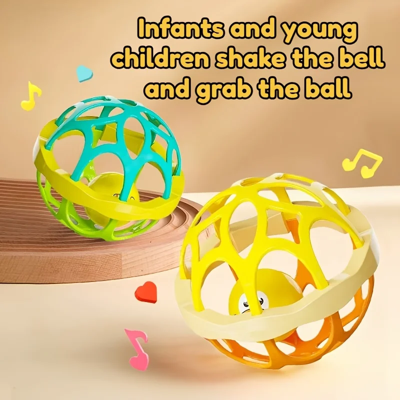 لعبة جرس اليد الاهتزازية للأطفال - لعبة تطوير الحسية والسمعية مع تدريب قبضة، هدية عيد ميلاد مثالية للرضع #4