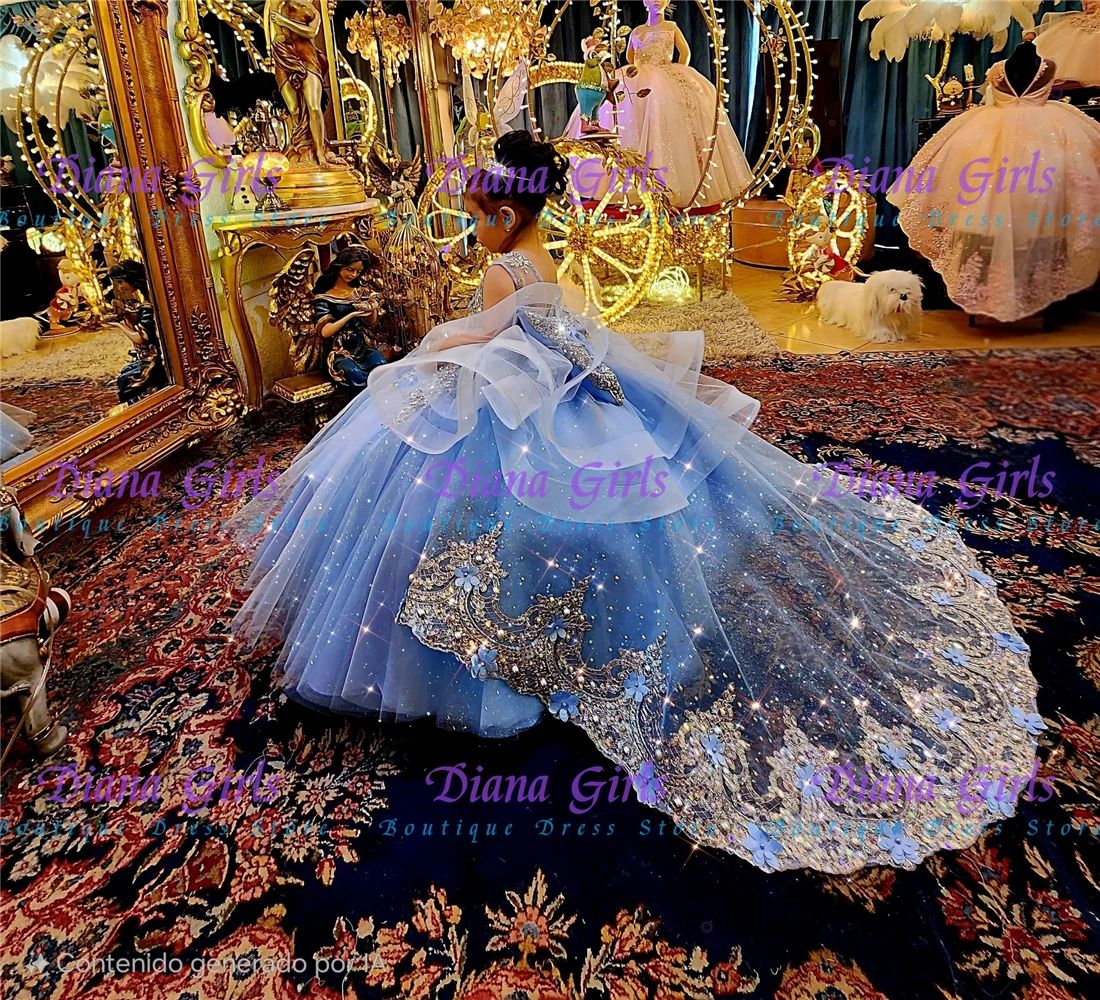 lujoso-vestido-de-tul-azul-esponjoso-con-flores-para-nina-exquisito-aplique-dorado-para-ninos-boda-fiesta-de-cumpleanos-vestidos-de-baile-de-noche