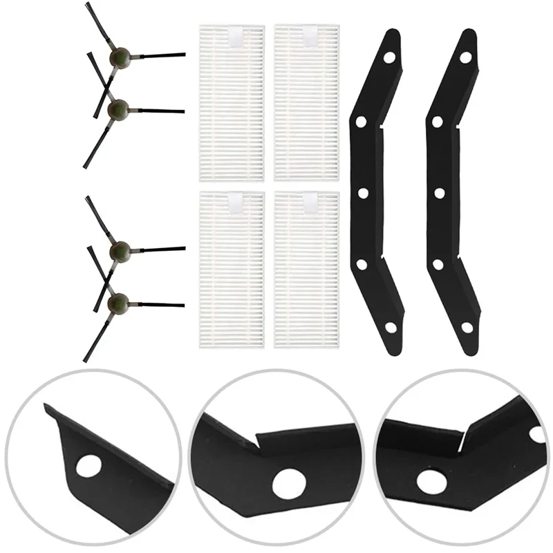 A94E-สําหรับLefant M210 M210S M210B M213/OKP Life K2 K3 K3A K4 K5 อะไหล่แปรงด้านข้างHepa Filter Mopผ้า