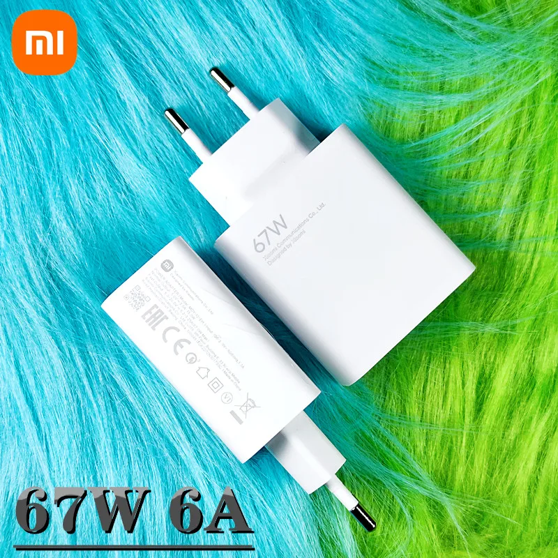 Xiaomi 67w Charger EU Original Turbo Charge Power Adapter 6A Type C Cable For Xiaomi 11 12 Ultra Poco X3 X4 Pro F3 Redmi Note 11 - náhled 5