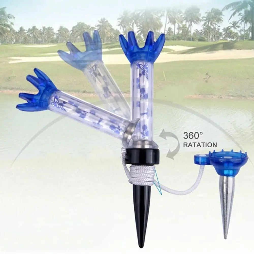 Magnetic Magnetic Plastic Golf Tees 360degree Bounce Golf Practice Accessories Golf Tee Training Tool Plastic Golf Ball Holder