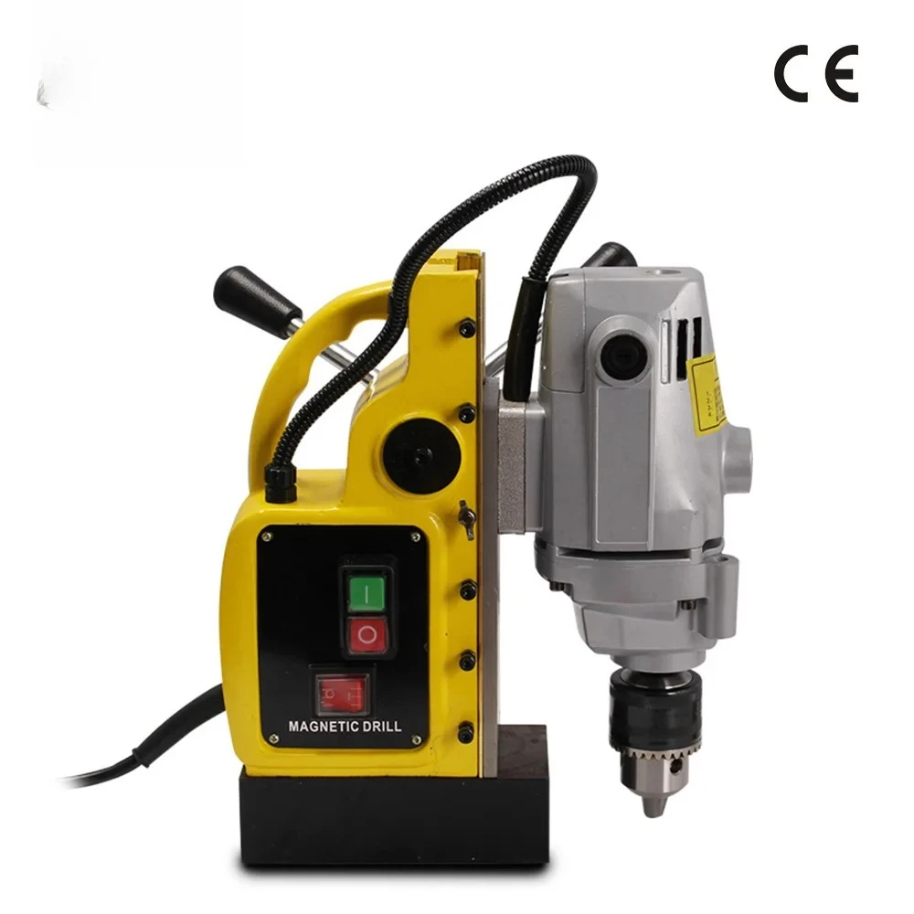 MR-V9116 Portable Industrial Magnetic Drill Machine, 16mm Capacity Magnetic Drilling Machine for Metal Processing