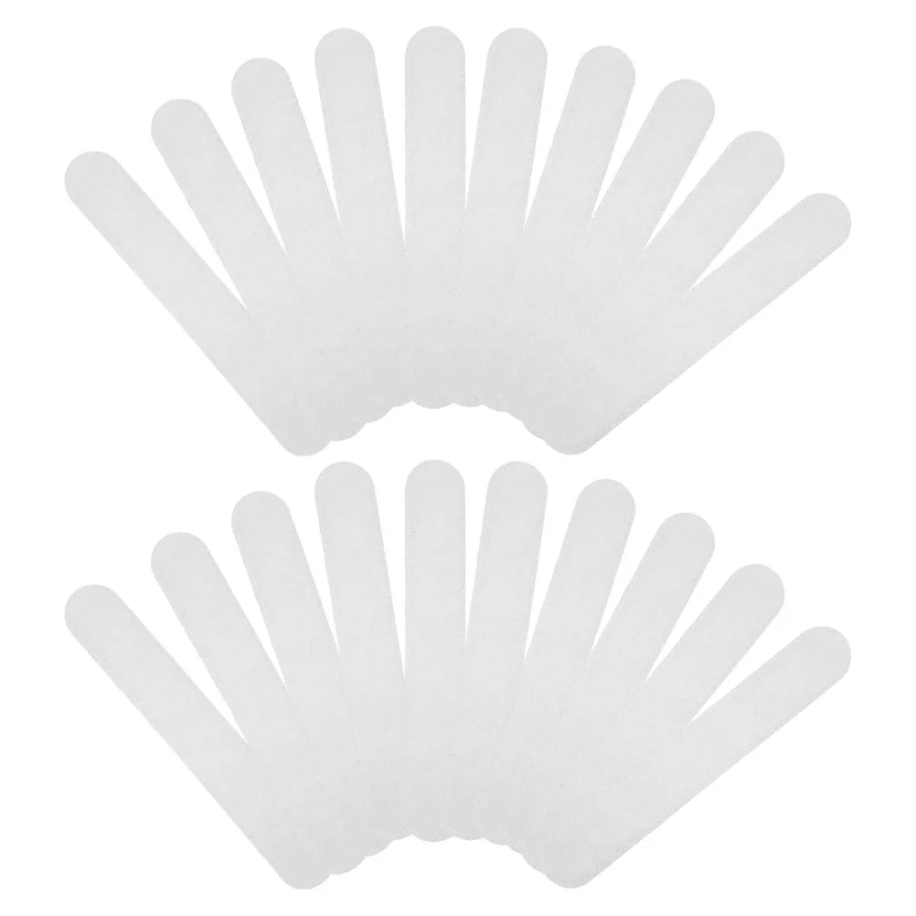 

20Pcs Absorbent Hats Sweatband Premium Sweat Pad for Caps Helmets Stay Dry Comfortable Lightweight Adhesive Backing Unisex