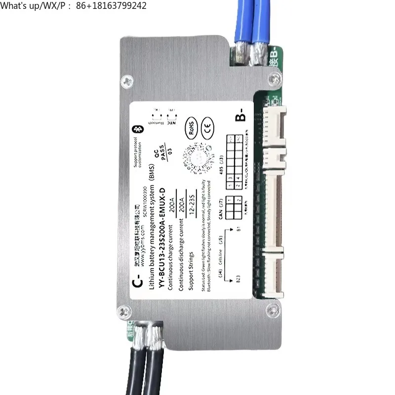 

Super Punch 72V Battery 23S 200A BMS Smart LiFePO4 Li-Ion Electric Vehicle Management System Smart BMS PCB & PCBA Product