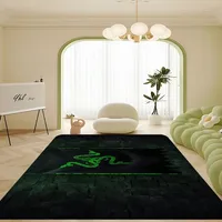 Razer Logo Game Floor Mat Retro Multiple Choice Living Room Kitchen Rug Non-Slip Modern Home Decor