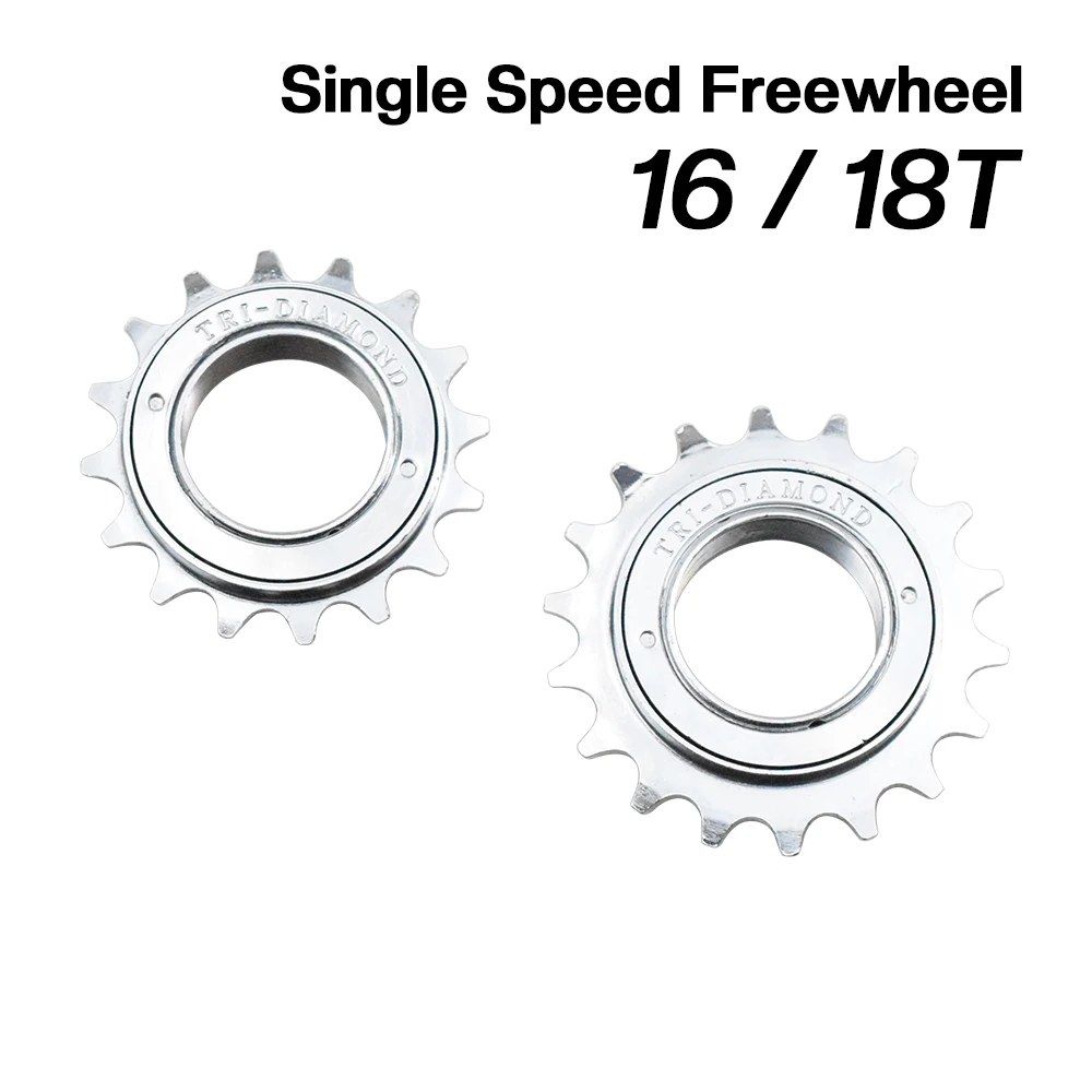 16T 18T Single Speed Bike Freewheel Accessories 34mm 1SP BMX Fixed Gear Electric Bicycle Flywheel Sprocket