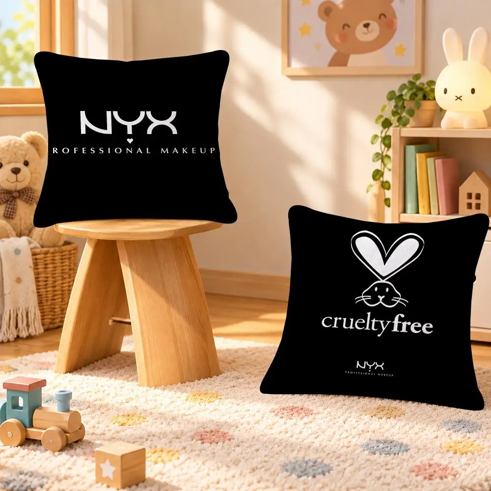 Beauty NYX Makeup Cosmetic Glam Decor Cushion Cover Personalized Decorative Living Room Home Sofa Bedroom Office Car Decor