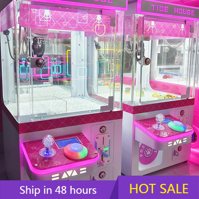 

YTYIN Coin-Operated Indoor Mini Crane Claw Machine Amusement Game Doll Machine Plush Toys for Game Center