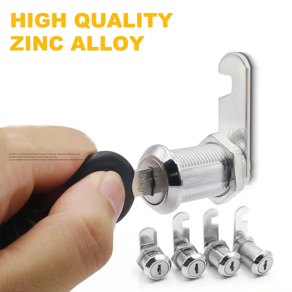 Lintolyard Mailbox Box Hook Lock Counter Sliding 16/20/25/30mm Zinc Alloy Sliding Drawer Cabinet Hook Lock