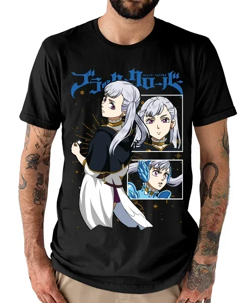 Camiseta unisex Black Clover Noelle Silva Cotton anime T-shirt