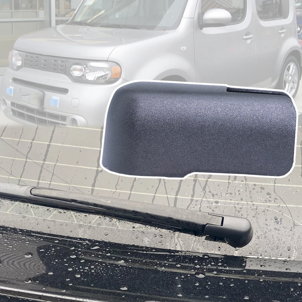 

Car Rear Tailgate Tail Door Window Wiper Arm Nut Rocker Bolt Cover Cap 76721SCVA01 For Nissan Cube MK3 Z12 2009 2010 2011 - 2014