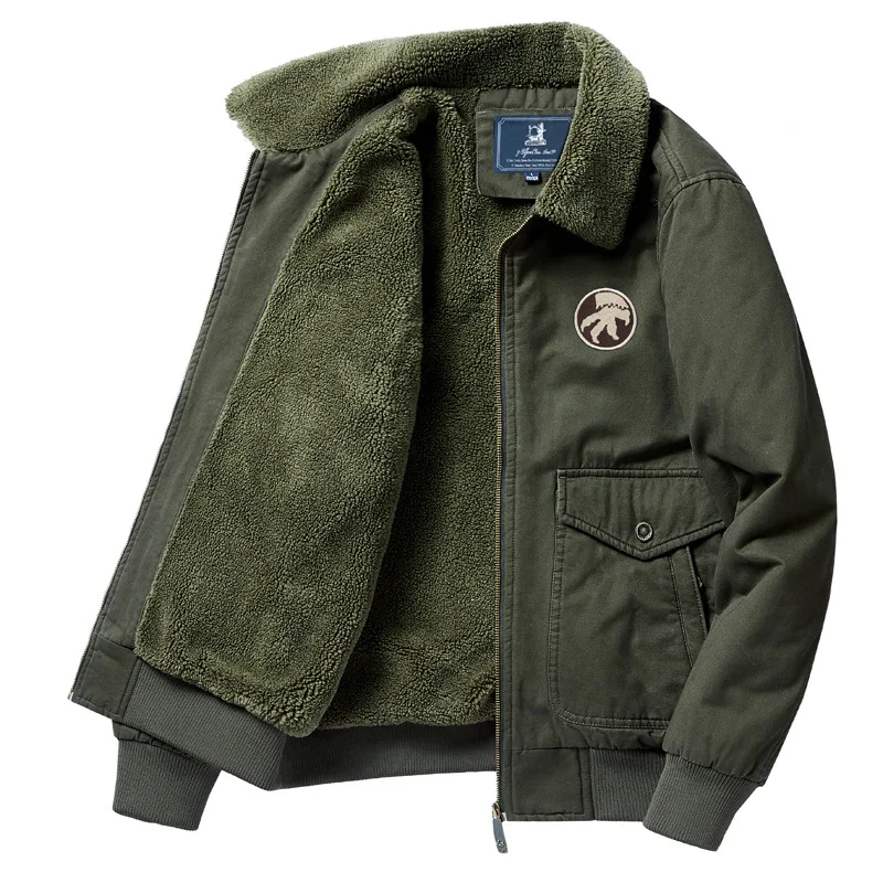 سترة شتوية كاجوال للرجال من العلامة التجارية 2025 - معطف قطني سميك مع بطانة معزولة - ملابس خارجية دافئة وفضفاضة