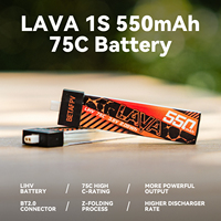 BETAFPV LAVA1S 550mAh 75C Battery (4PCS) for Meteor75 pro （HD）＆ Cetus x ＆Cetus pro