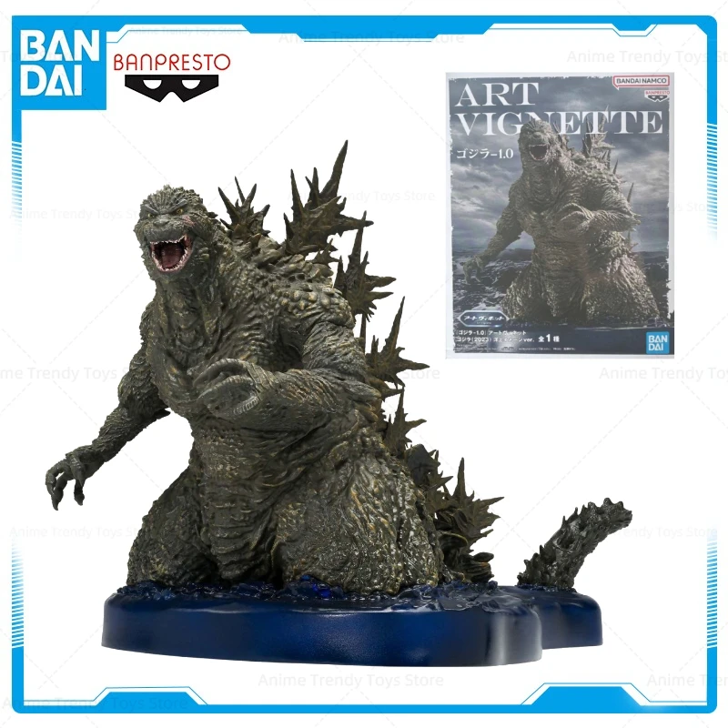 

В наличии BANPRESTO, оригинальная модель, фигурка Godzilla 1,0 Godzilla 2023, фигурка с изображением океана, аниме-игрушки WY