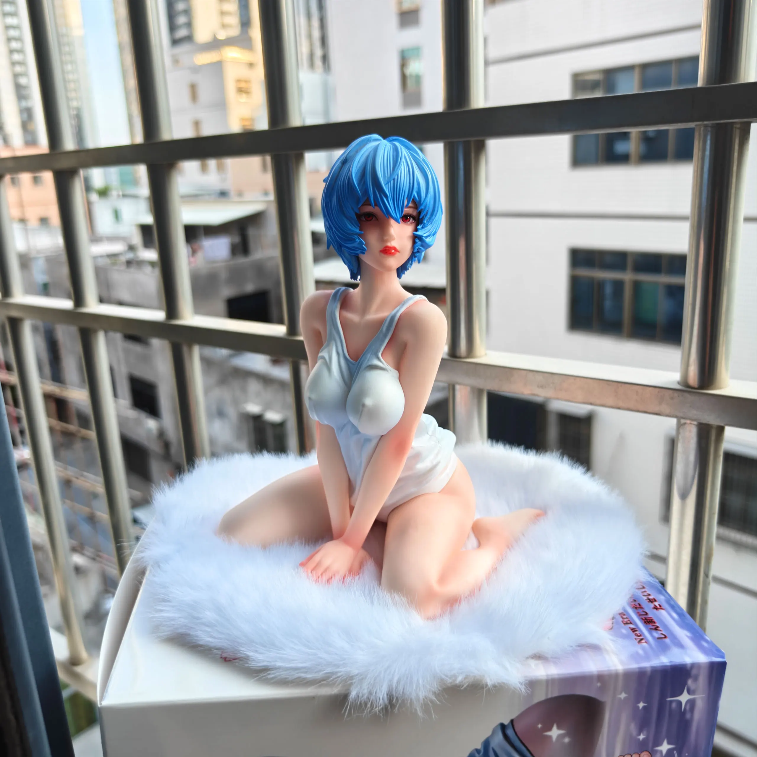 Loungewear Rei Ayanami Anime GK Model Figurine, Trendy Toy, Statue, Merchandise, Table Decoration, Birthday Gift