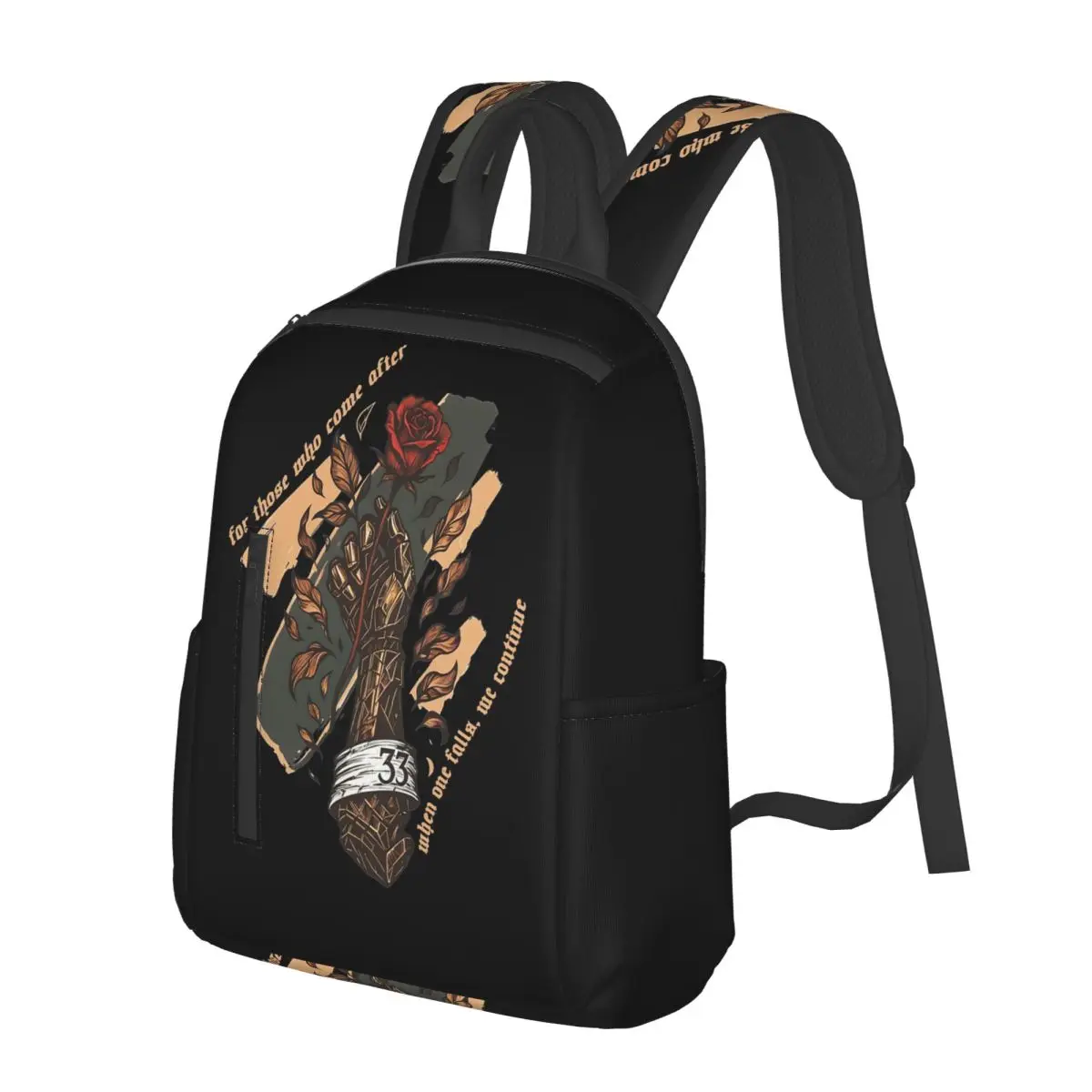 Clair Obscur Expedition 33 Gustave Quote For Those Who Come After Student Backpack School Bag forMen Women Bookbag Shoulder Bags