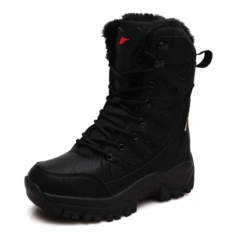 New Men Tactical Boots Waterproof Hunting Hiking Shoe Lace Up Desert Unisex Army Boot Male Women Brand Motorcycle Climbing Shoe view 3