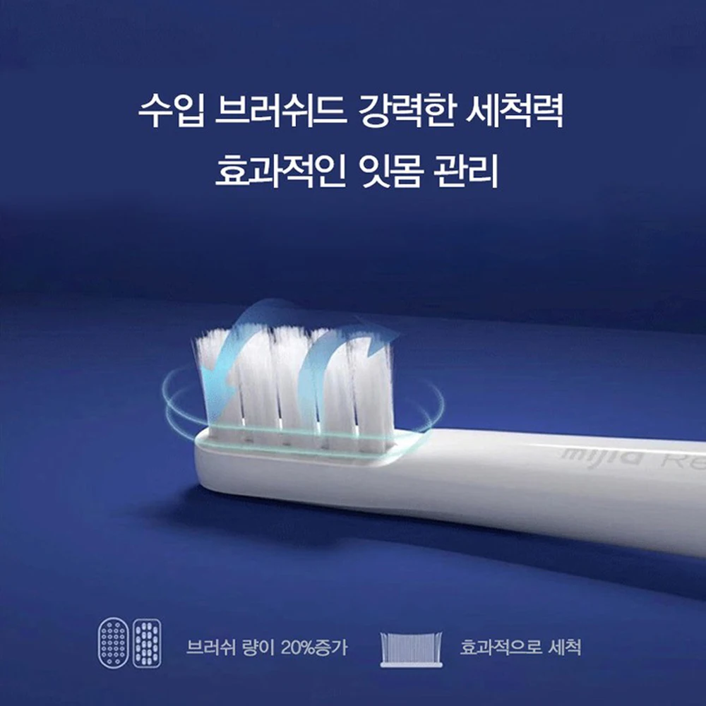 XIAOMI Mijia T100 Sonic Elektrikli Diş Fırçası Mi Akıllı Diş Fırçası Renkli USB Şarj Edilebilir IPX7 Su Geçirmez Diş Fırçaları Için kafa