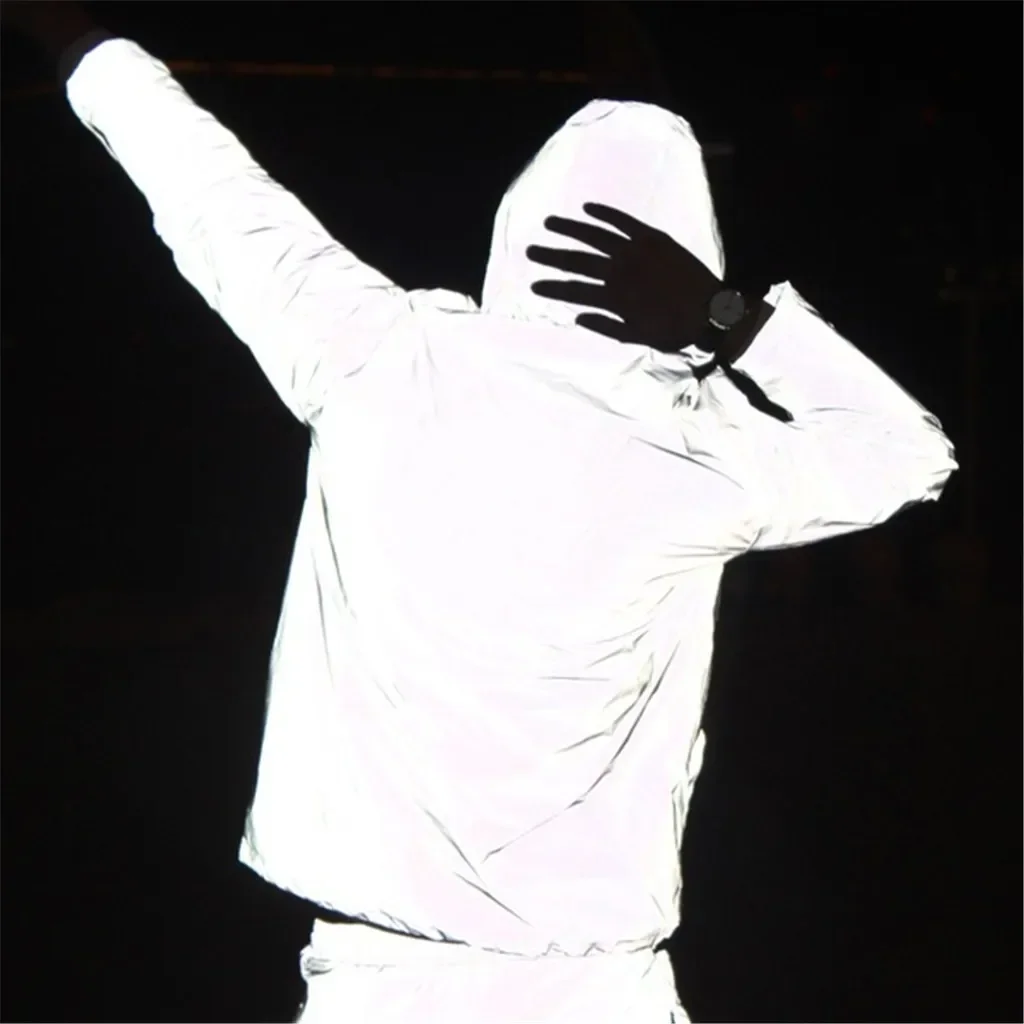 

Riding Bike Bicycle Sunscreen Clothing Motorcycle Cycling Jacket Windproof Motion Men's Reflective Jacket Running Safety Jacket