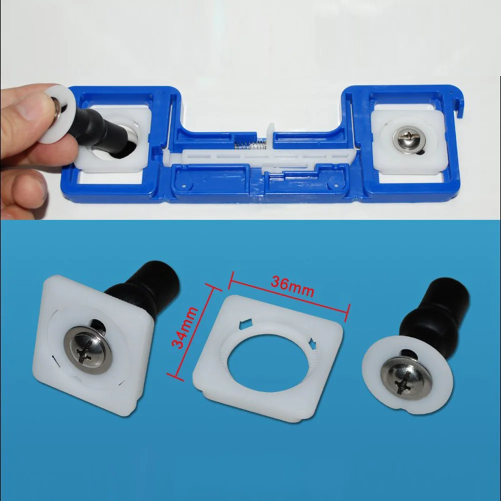 

2pcs Seat Cover Bolts Insert Expansion Screws For Universal Toilet Lid Replacement Durable Plastic Fasteners Toilet Expansion