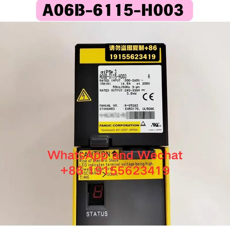 Used OEM disassembled parts A06B-6115-H003 Driver Functional test OK Quick delivery