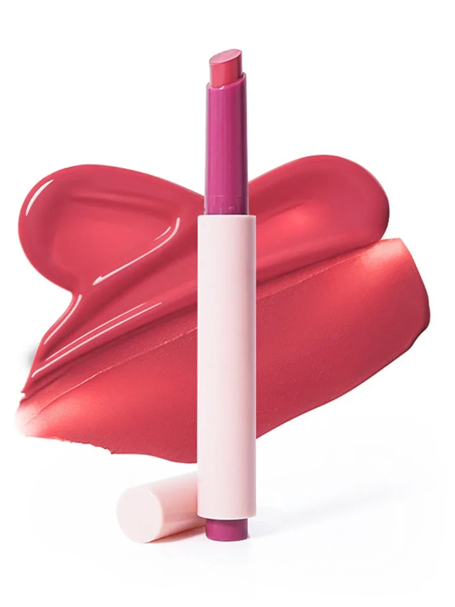 Lipstick Pen Private Label Pigment Vegan Waterproof Long Lasting Press Lip Gloss Makeup Custom Logo Wholesale Pink Packaging Box