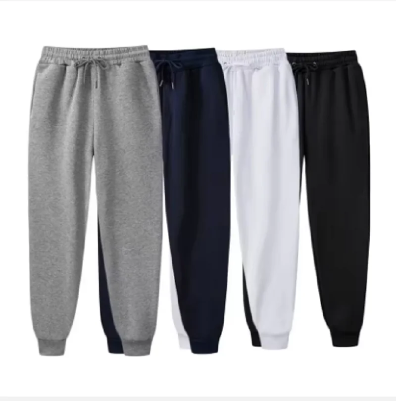 

2026 Fashion Womens Casual Sports Pants Running Workout Jogging Warm Fleece Trousers Couple Solid Outdoors Sweatpants Streetwear