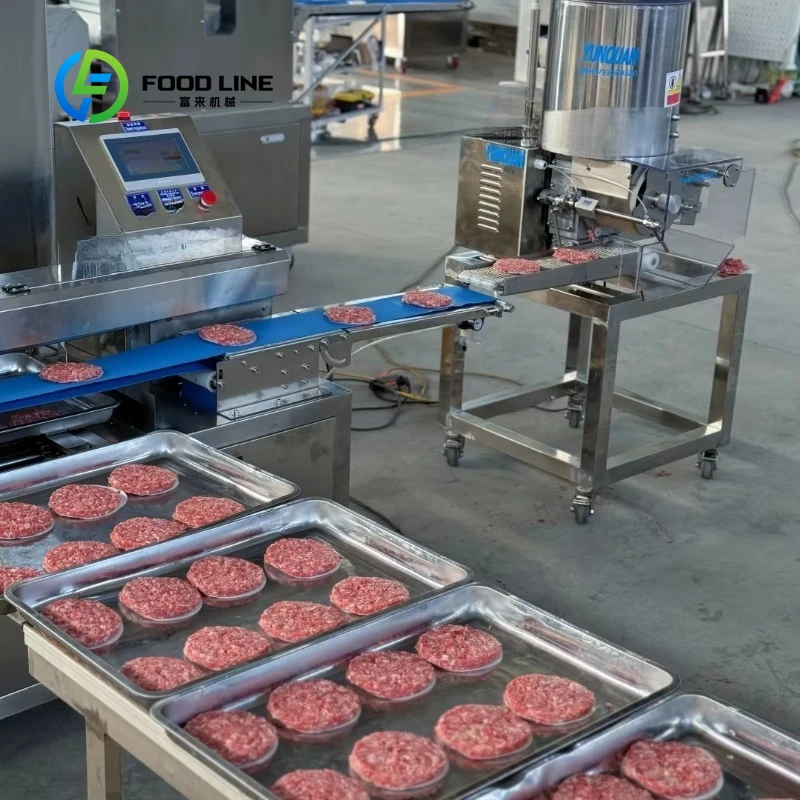 Customized size Automatic beef patty processing machine Hamburger patty making machine