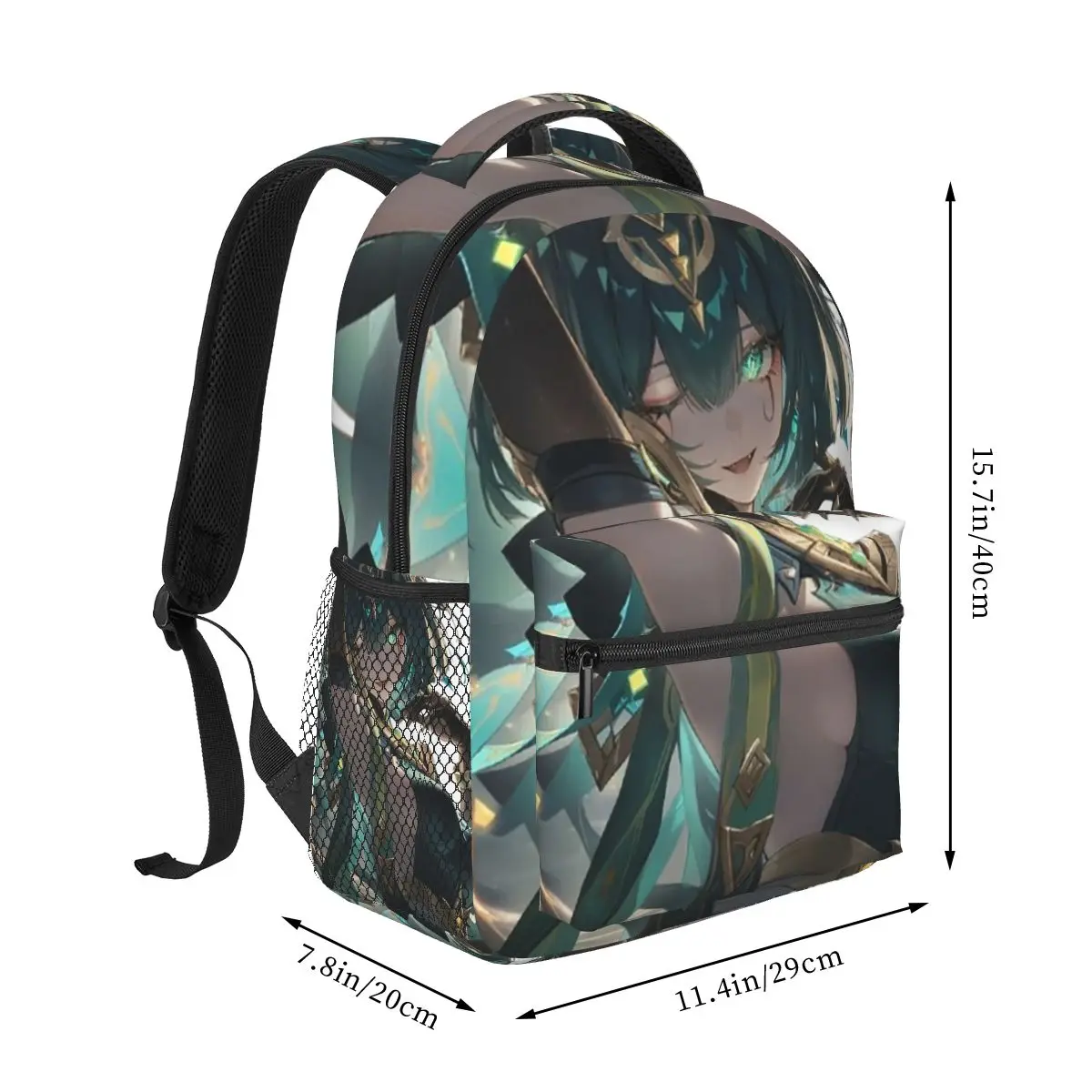 Genshin Impact Nefer Armpit Leak Backpack Hot Sale Daypack Large Capacity Kids BookBag School Bag Shoulder Bags for Men Women