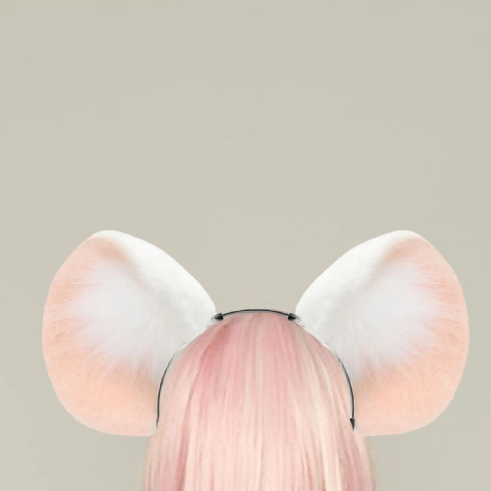 Mouse Ears Headband Cosplay Decor Animal Ears Hair Hoop for Stage Performances