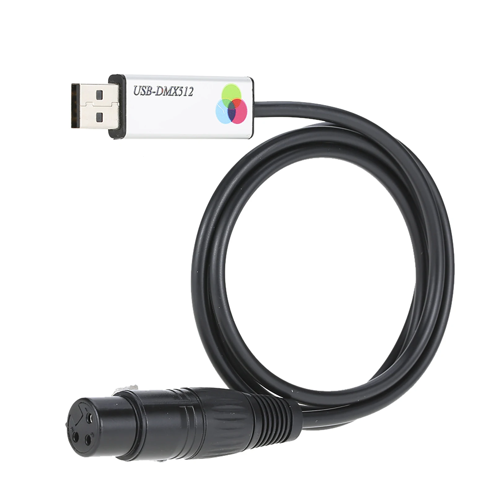 Portable USB to DMX Interface Adapter LED DMX512 Computer PC Stage Lighting Controller Dimmer for Lixada Party Lights Adapter