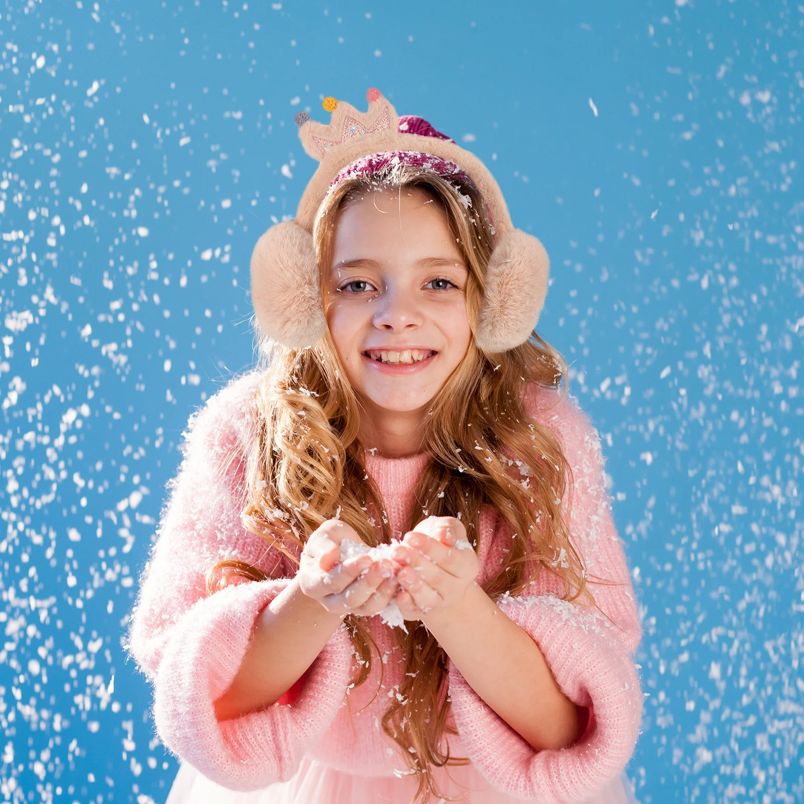 Portable Earmuff for Children Winter Warm Keeping Lovely Design High-Quality Material No Peculiar Smell Adorable