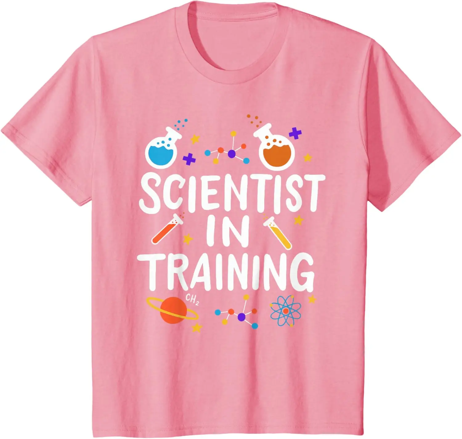 Science Kids School Studying Funny Scientist in Training T-Shirt Cotton Gifts for Kid Short Sleeve Tee Graphic T Shirts