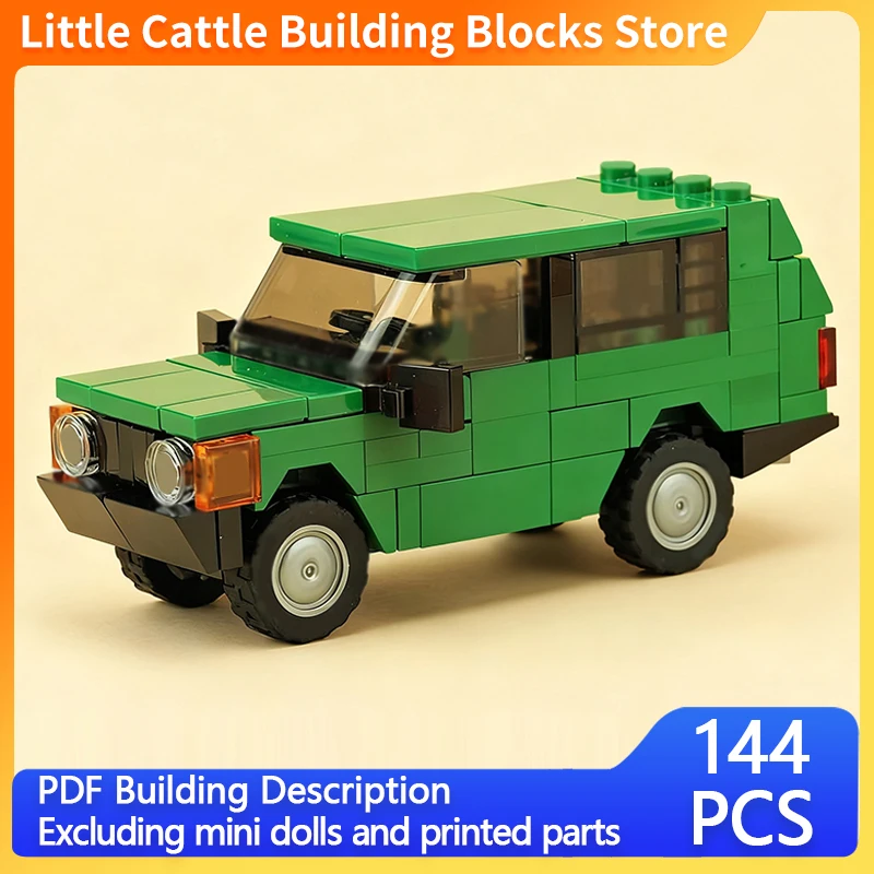 Speed Racing Car Model MOC Building Bricks Classic Off-Road Vehicle Modular Technology Children Holiday Gifts Assemble Toys Suit