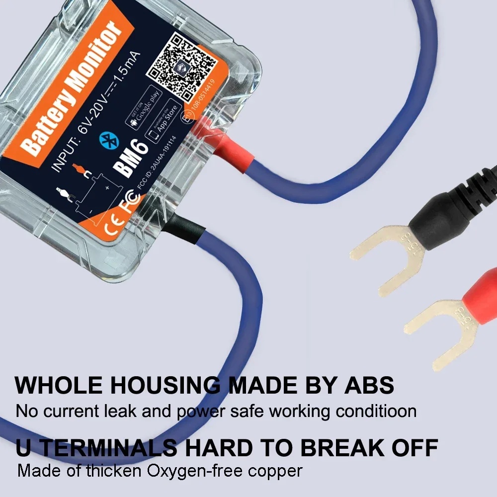 سماعة لاسلكية تعمل بالبلوتوث 4.0 12 فولت مراقبة البطارية BM6 مع بطارية السيارة الصحة فحص التطبيق مراقبة جهاز اختبار بطارية لنظام أندرويد IOS الساخن #4