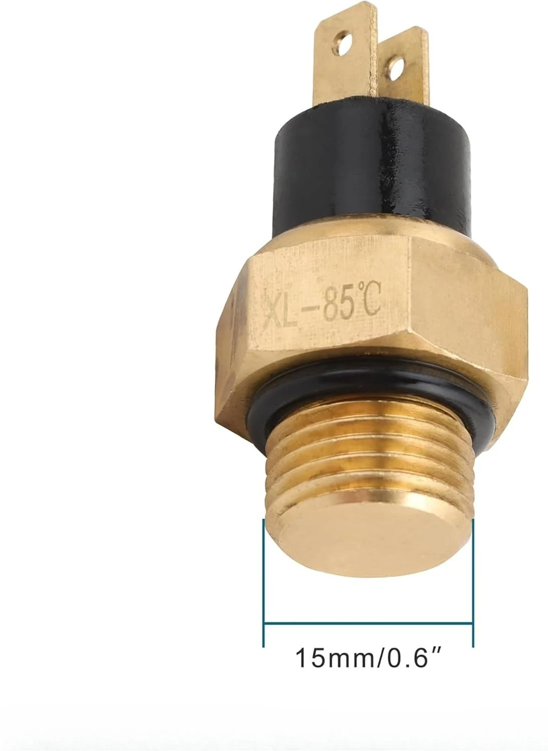 Water Temperature Sensor Radiator Themostat Switch Replacement for Helix CN250 Water Cooled 250cc ATV Go Kart Scooter