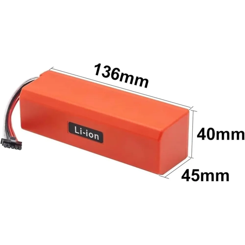 

14.4V 5600mAh Replacement D099-4S2P Battery，Compatible for Xiaomi Mi，Robot Vacuum-Mop 2 Pro Vacuum-Mop 2 MJSTS1 C101 MJSTP