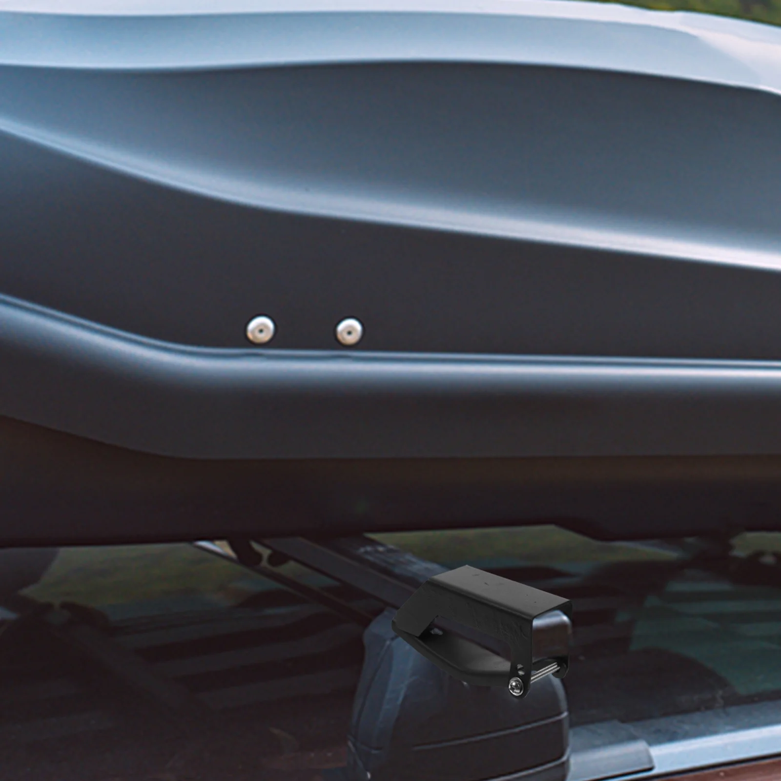 

Cabilock 4Pcs Roof Rack Clips for Car Carrier Top Mount Clamps with Seat Headrest Hooks Black Iron Suitcase Wheels