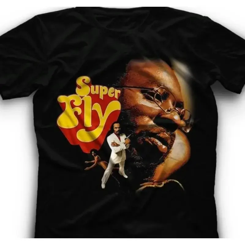 Vintage 70s Super Fly camiseta Ron O'Neal Superfly Curtis Mayfield música