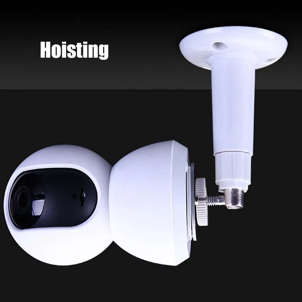 Home for XIAOMI ABS White Stand Security Camera Stand Camera Bracket Surveillance Bracket Camera Wall Stand