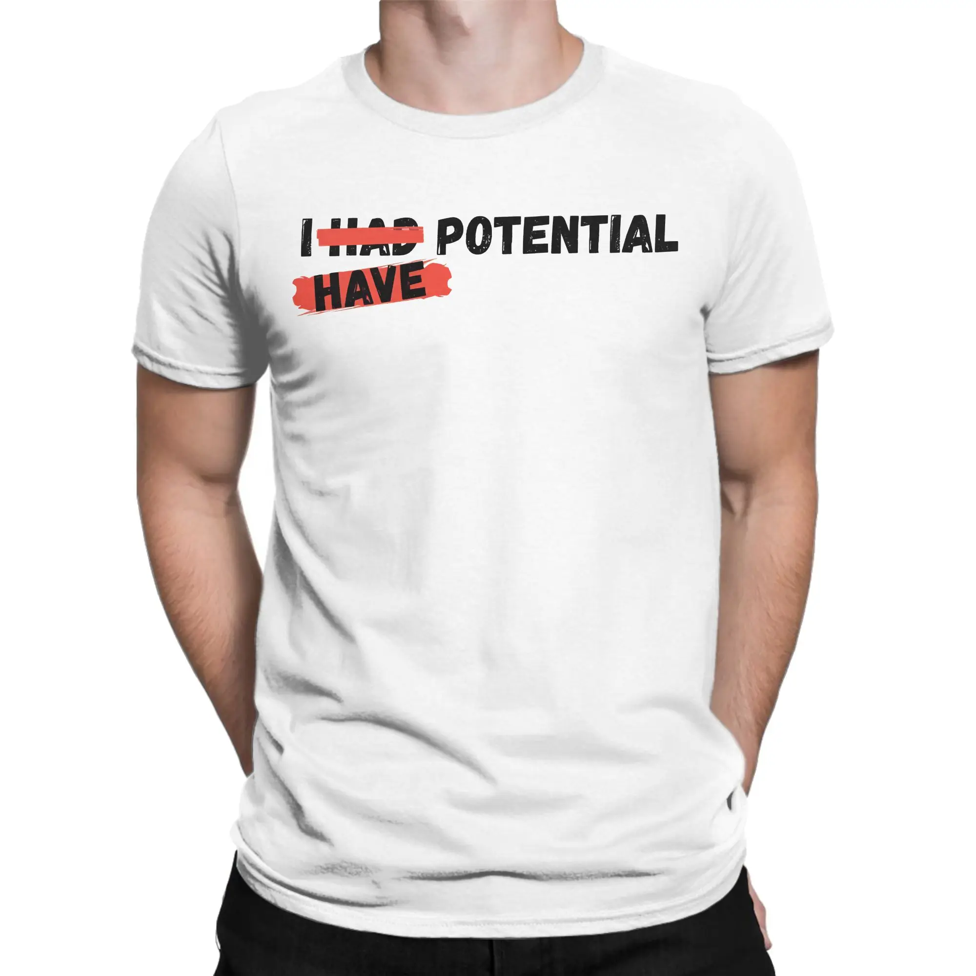 I Had Potential Project Hail Mary  Tshirts For Men Women Cotton Tops Aesthetic I Had Have Potential  Round Neck Short Sleeve
