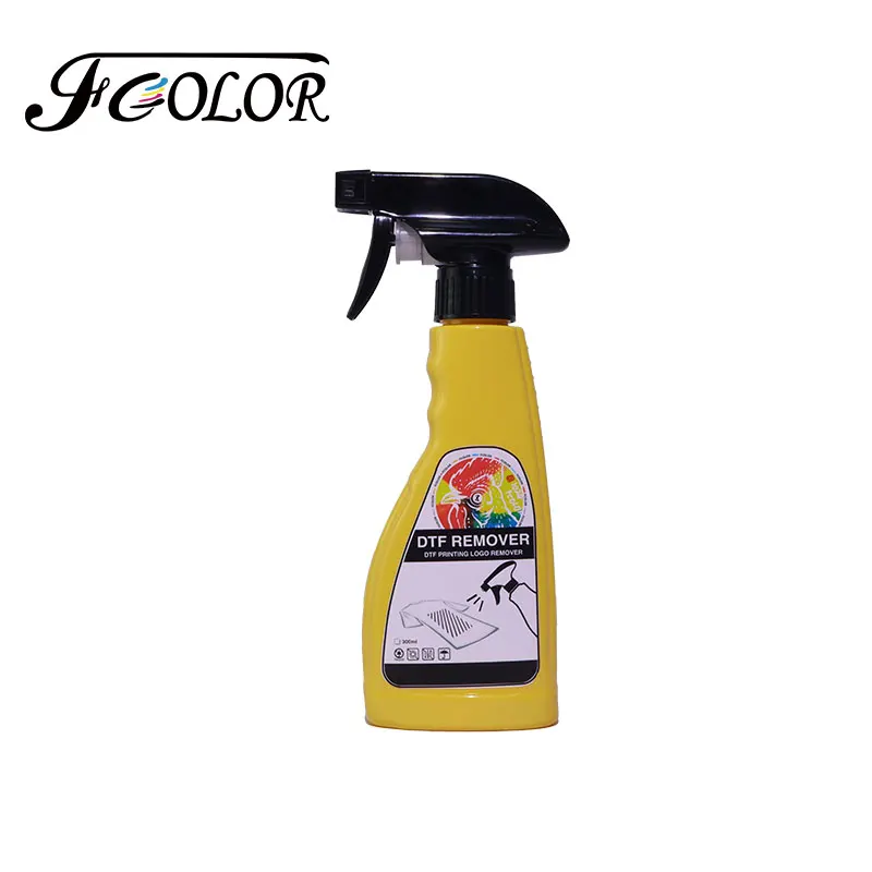 

FCOLOR 300ML DTF Remover for Direct To Film Printing Cleaning Liquid Pattern Clean Remove Print Cleanser Detergent