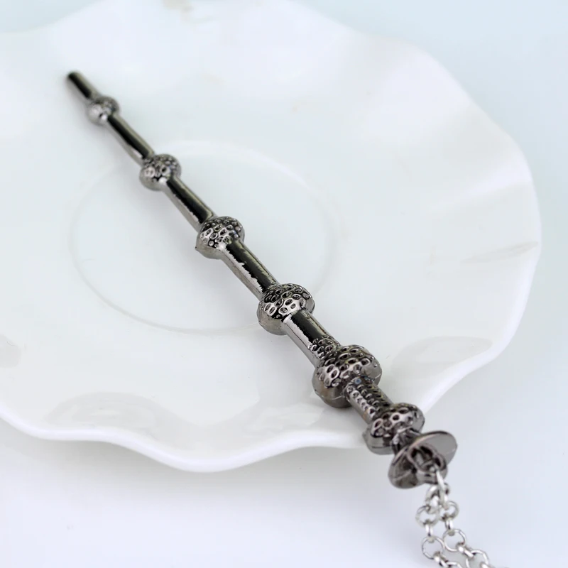 فيلم هاري المفاتيح الأزياء تأثيري العصا السحرية قلادة كيرينغ المشجعين حقيبة الظهر اكسسوارات مجوهرات هدايا #4