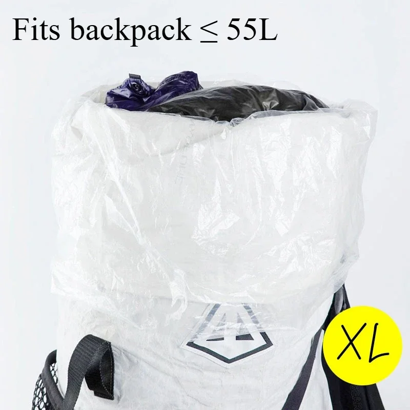 Rugzak Voering Tas Verpakking Ultralichte 14g Polycro Binnenste Dry Bag Waterdichte opslag voor wandelen, trekking, UL Kampeeruitrusting