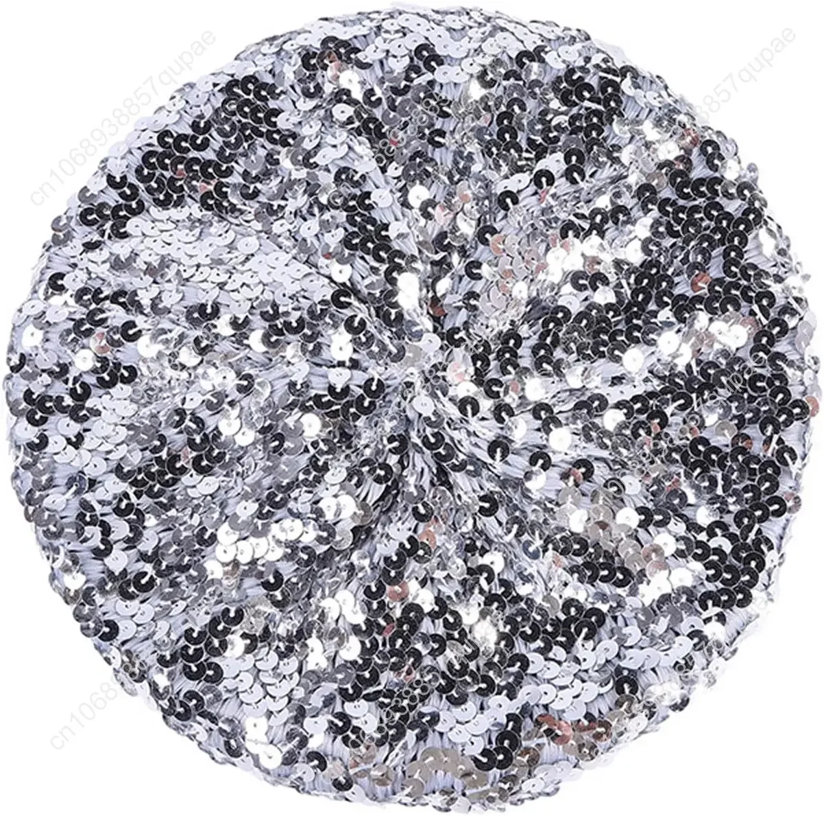 

Women Sparkly Sequin Beret Fashion Beanie for Dancing Party Club Disco Festival Party