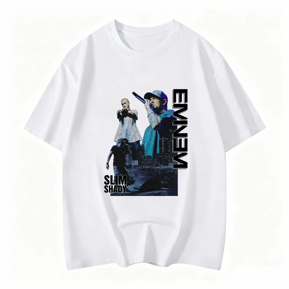 Famous Rapper Eminem T Shirt Men Fashion T-shirts TKids Hip Hop Tops Tees Women Tshirt Rock Camisetas Boy Tees 71800