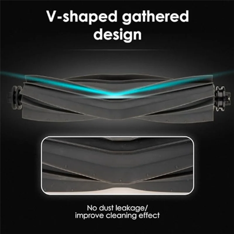 X11A 3 Pcs Main Brush For Dreame Bot L10s Plus Sweeping Machine Accessories Essential Vacuum Accessories Cleaner Parts Replaceme